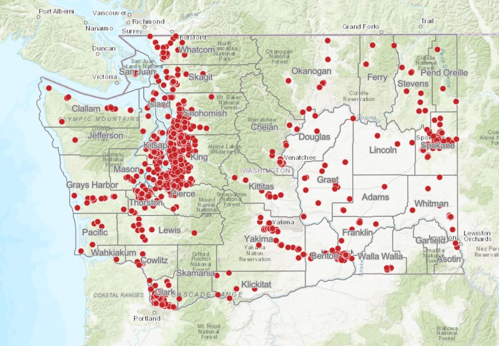 GIS Mapping of Washington's State Art Collection