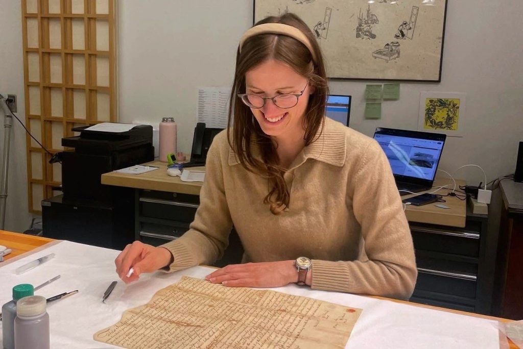 Dianna Clise, Senior Paper Conservator Paper Conservator, Cornelia Bowers.